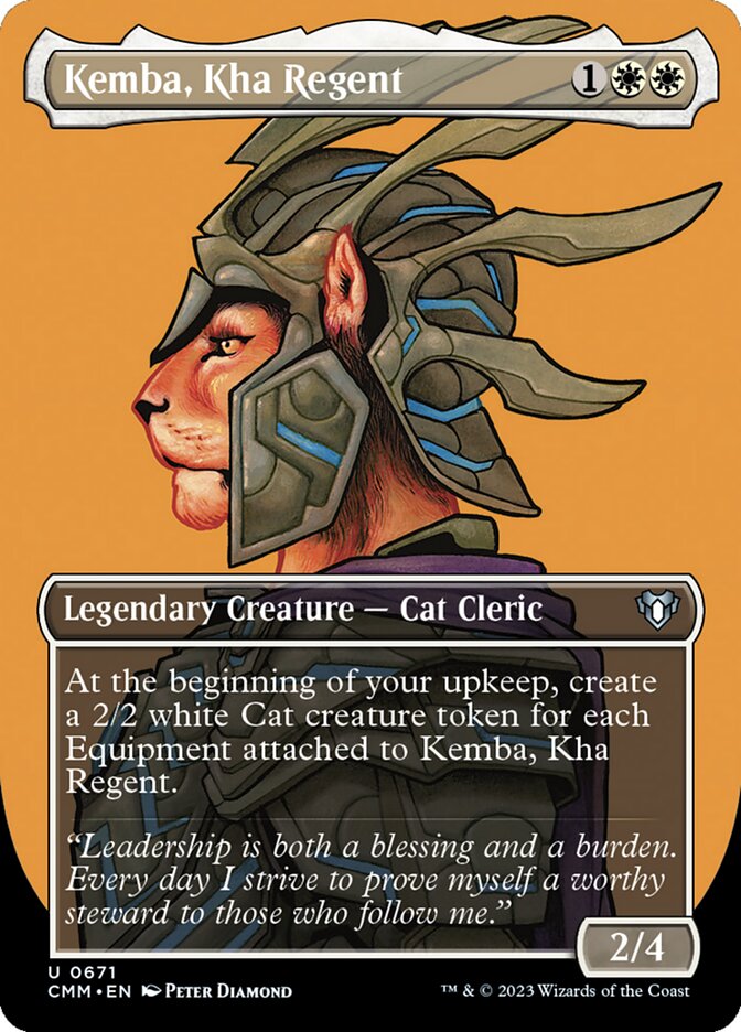 Kemba, Kha Regent 671 (Commander Masters)  - Borderless