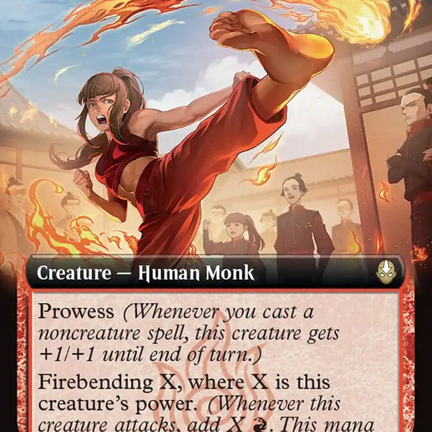 Firebending Student Extended Art 393/286 (Buy-A-Box Promos)  - Foil