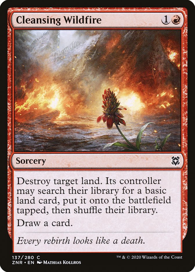 Cleansing Wildfire 137 (Zendikar Rising) 