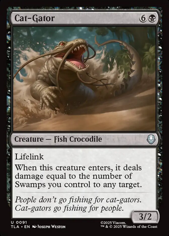 Cat-Gator 91/286 (Avatar: The Last Airbender)  - Foil