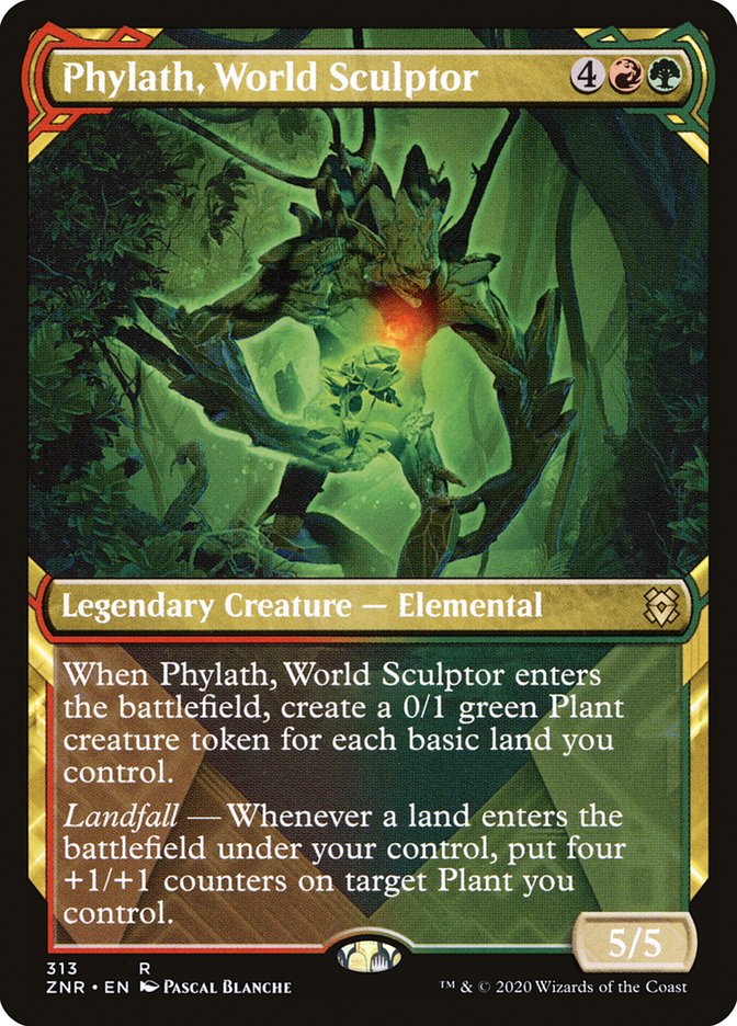 Phylath, World Sculptor 313/280 (Zendikar Rising)  - Showcase