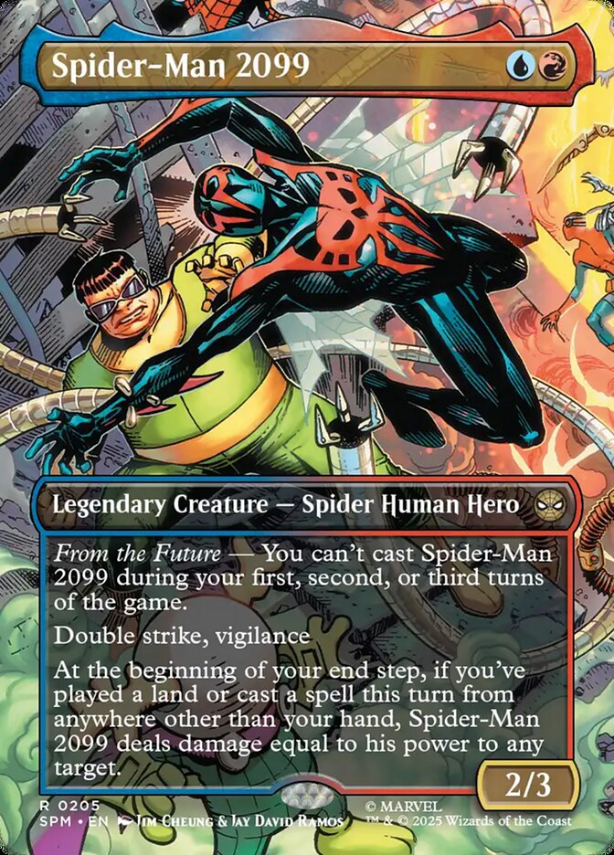 Spider-Man 2099 205/198 (Marvel's Spider-Man)  - Borderless