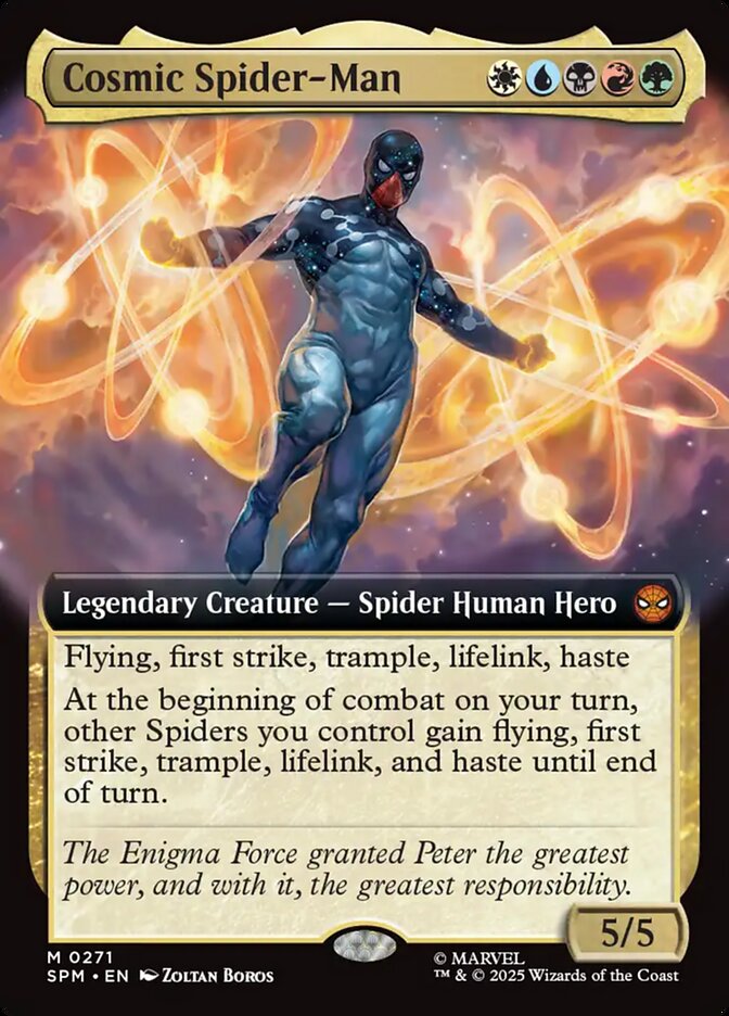 Cosmic Spider-Man 271/198 (Marvel's Spider-Man)  - Extended Art Foil