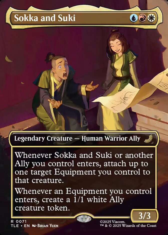 Sokka and Suki 71 (Avatar: The Last Airbender: Eternal-Legal)  - Borderless