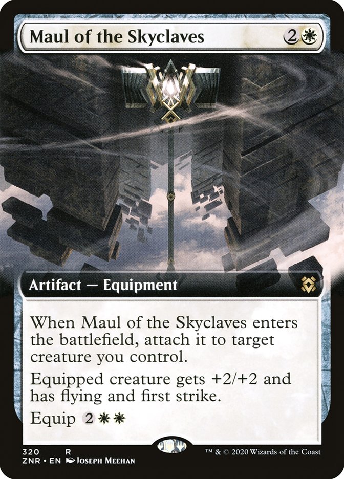 Maul of the Skyclaves 320/280 (Zendikar Rising)  - Extended Art