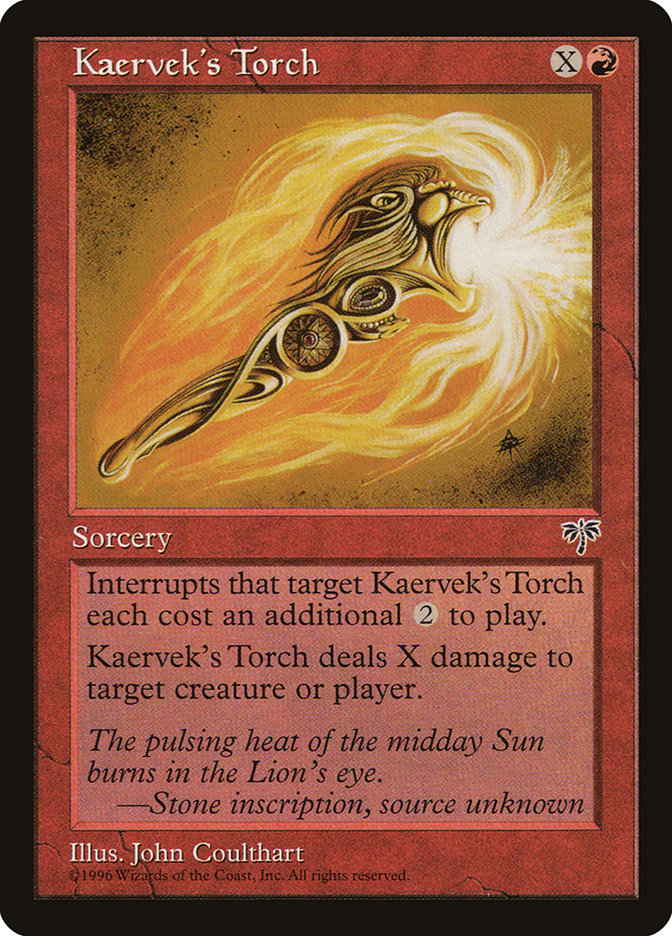 Kaervek's Torch  (Mirage) 
