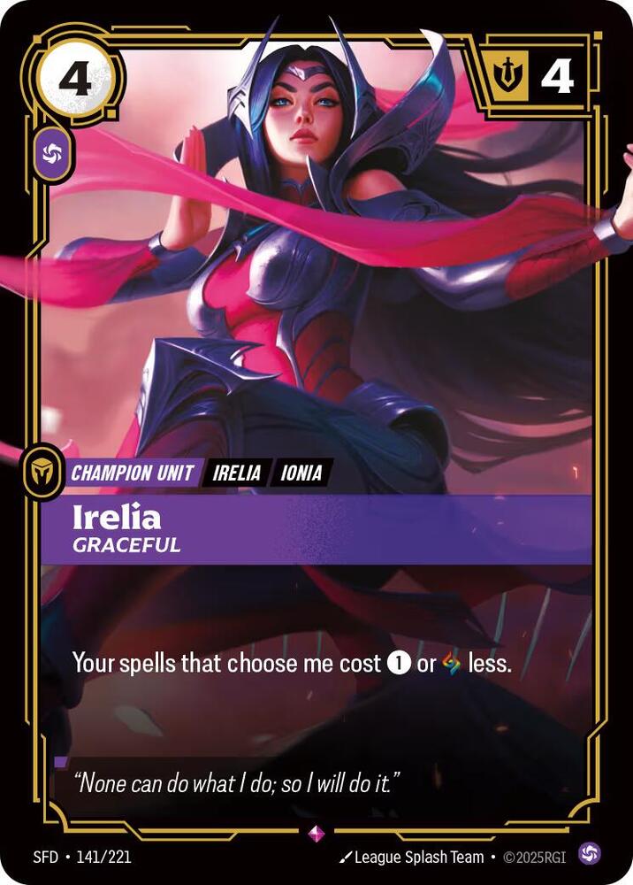 Irelia Graceful (Spiritforged)  - Foil