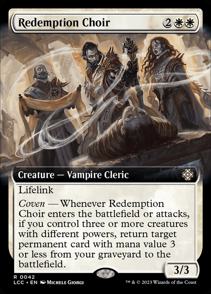Redemption Choir 42/370 (Commander: The Lost Caverns of Ixalan)  - Extended Art