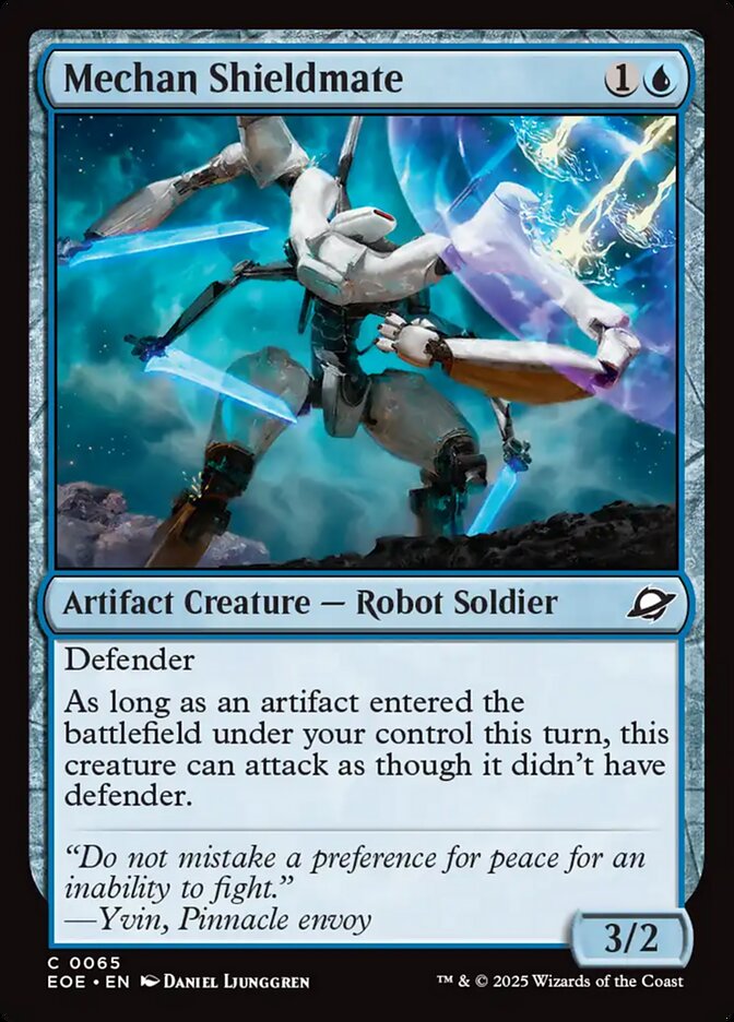 Mechan Shieldmate 65/276 (Edge of Eternities)  - Foil