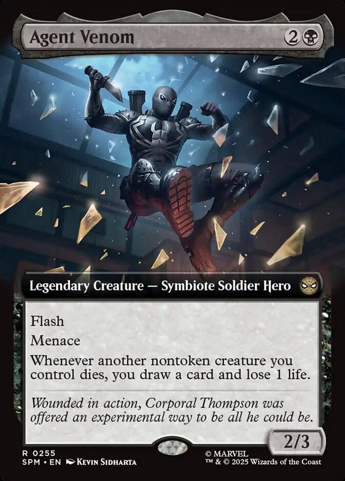 Agent Venom Extended Art 255 (Marvel's Spider-Man)  - Extended Art Foil