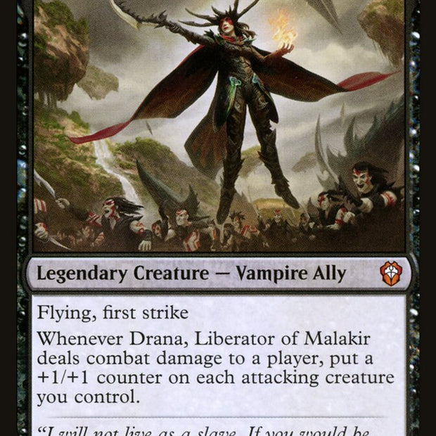 Drana, Liberator of Malakir 111/50 (Commander: Dominaria United) 