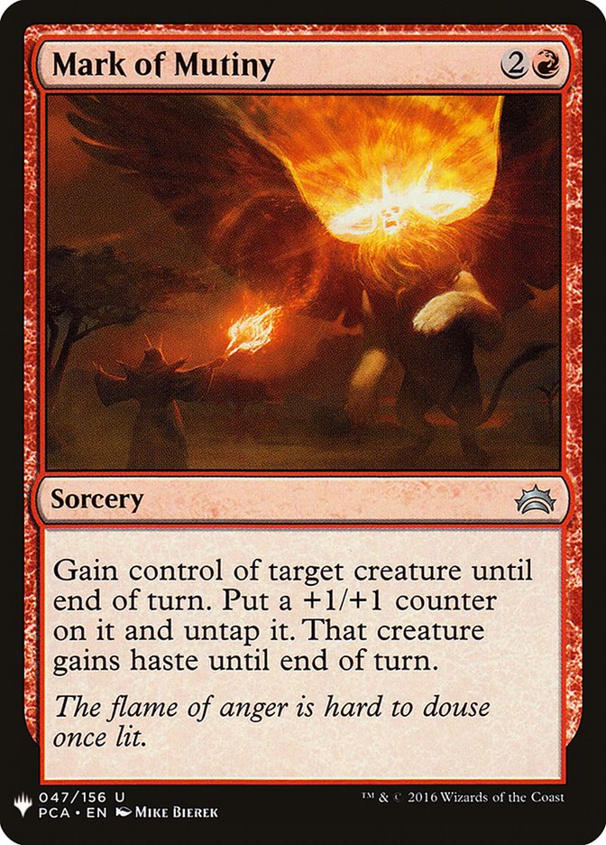 Mark of Mutiny PCA-47/5075 (The List Reprints) 