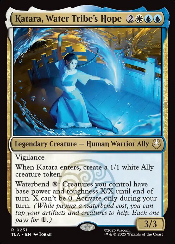 Katara, Water Tribe's Hope 231/286 (Avatar: The Last Airbender)  - Foil