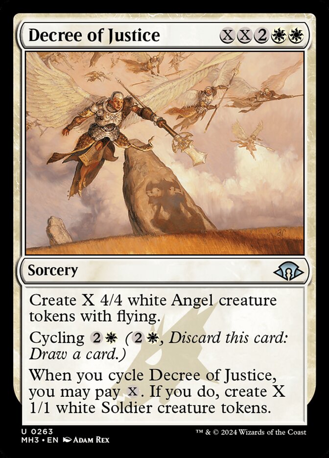 Decree of Justice 263/319 (Modern Horizons 3)  - Foil