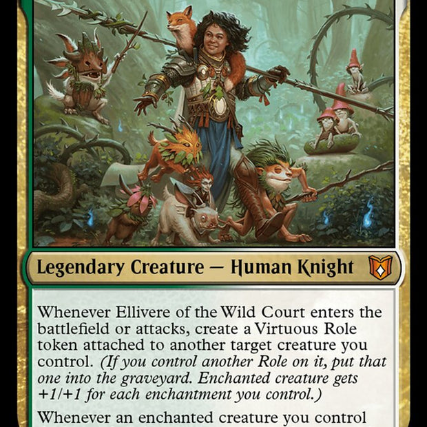 Ellivere of the Wild Court 2 (Commander: Wilds of Eldraine)  - Foil