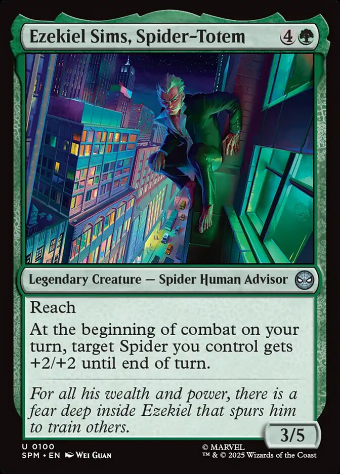 Ezekiel Sims, Spider-Totem 100/198 (Marvel's Spider-Man) 