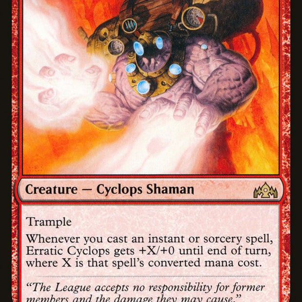 Erratic Cyclops 98 (Guilds of Ravnica)  - Foil
