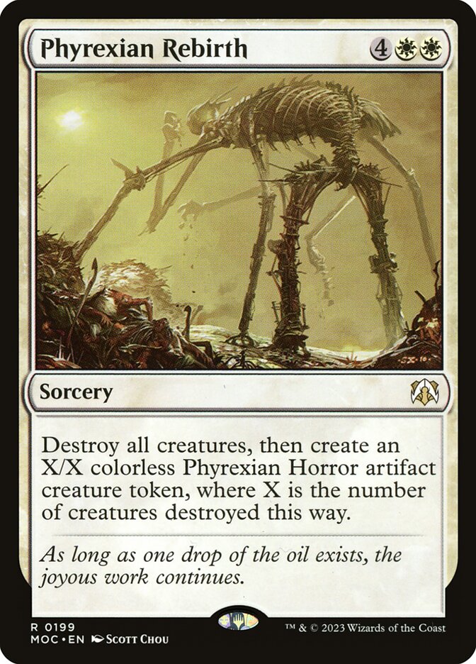 Phyrexian Rebirth 199/444 (Commander: March of the Machine) 
