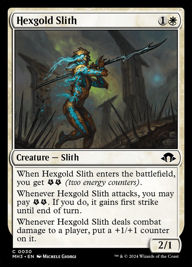 Hexgold Slith 30/319 (Modern Horizons 3)  - Foil