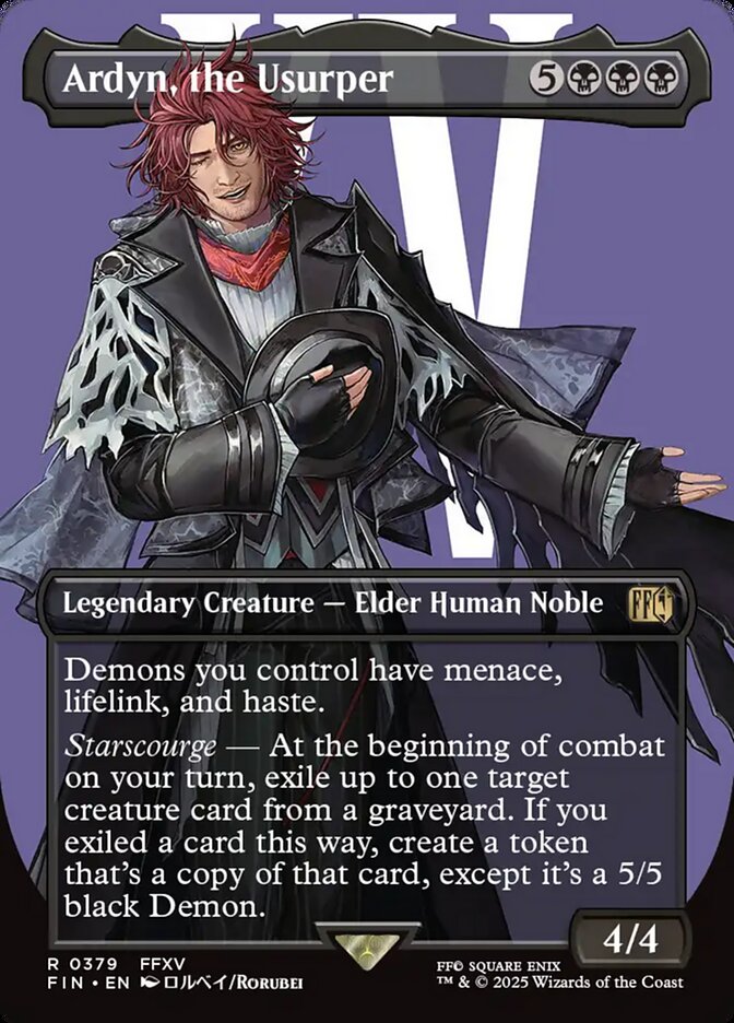 Ardyn, the Usurper 379/309 (FINAL FANTASY)  - Borderless Foil