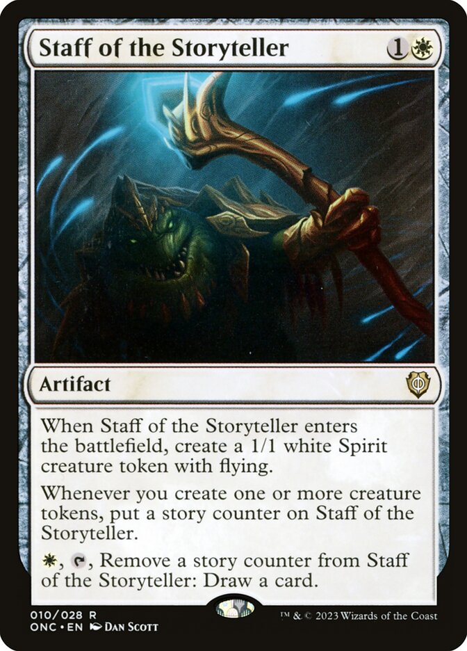 Staff of the Storyteller 10 (Commander: Phyrexia: All Will Be One) 