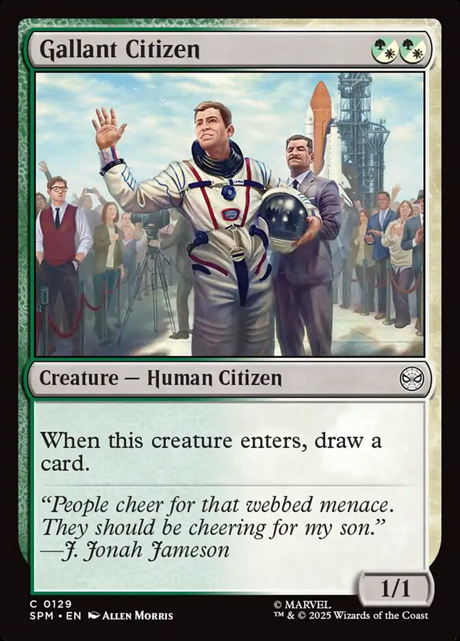 Gallant Citizen 129/198 (Marvel's Spider-Man)  - Foil