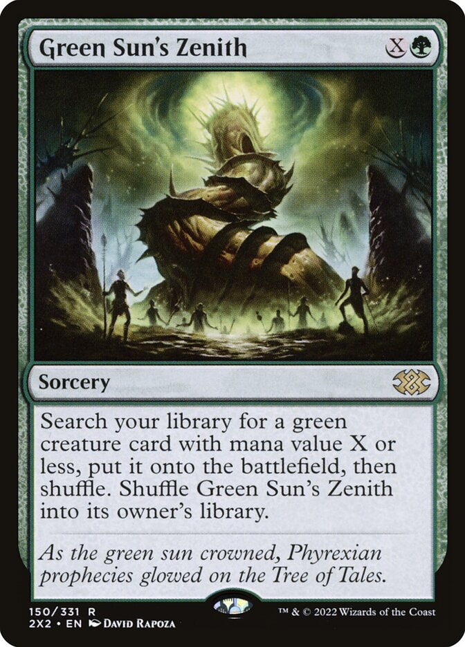 Green Sun's Zenith 150/331 (Double Masters 2022) 