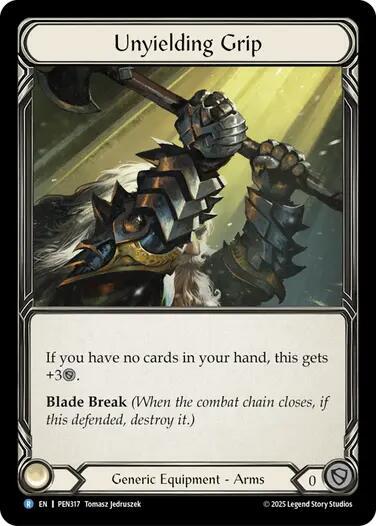 Unyielding Grip PEN317 (Compendium of Rathe)  - Cold Foil