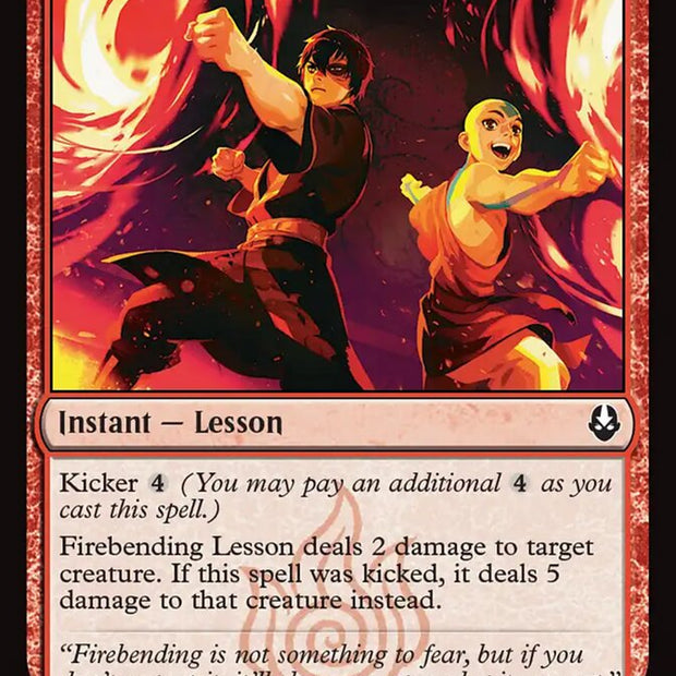 Firebending Lesson 138 (Avatar: The Last Airbender)  - Foil