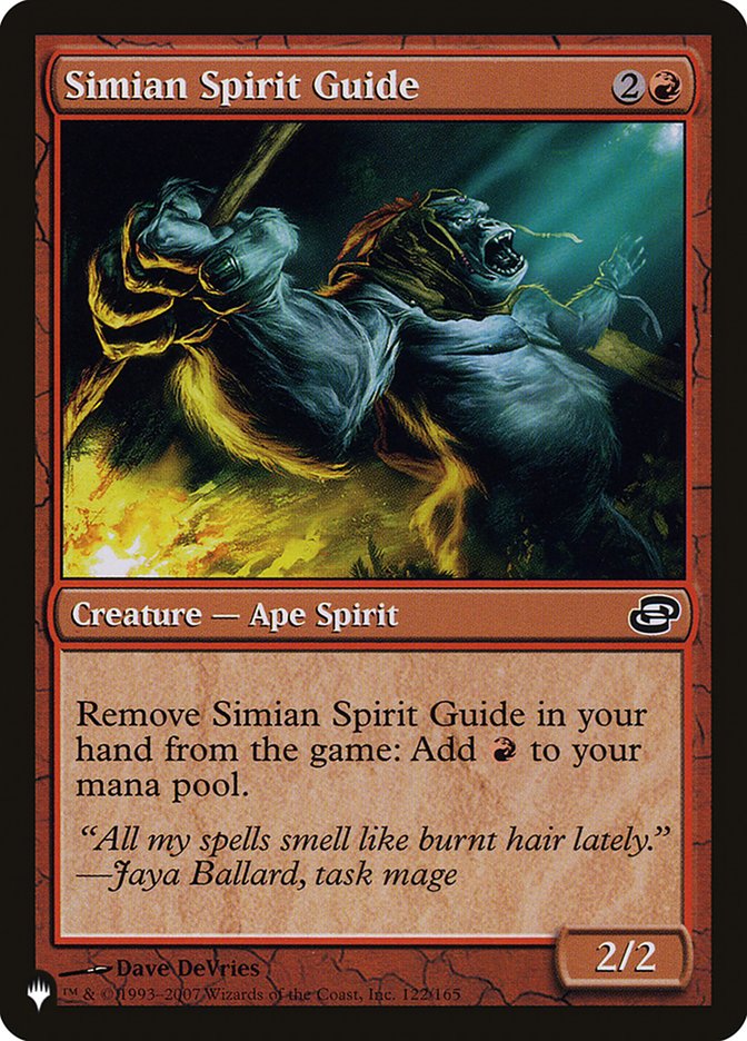 Simian Spirit Guide PLC-122/5075 (The List Reprints) 