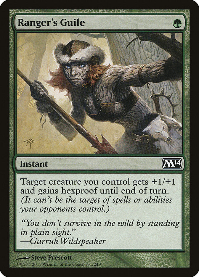 Ranger's Guile 191/249 (Magic 2014 (M14)) 