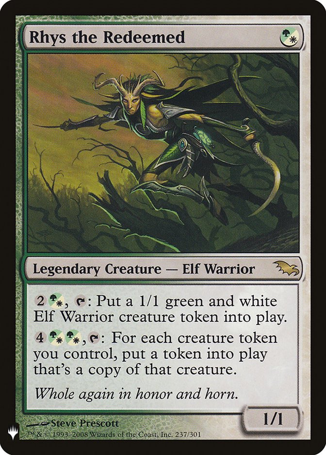 Rhys the Redeemed 237 (The List Reprints) 