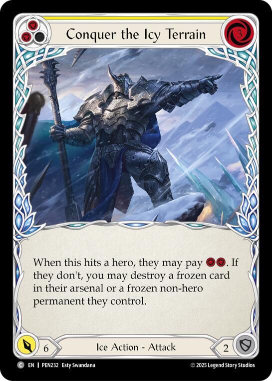 Conquer The Icy Terrain PEN232 (Compendium of Rathe)  - Rainbow Foil