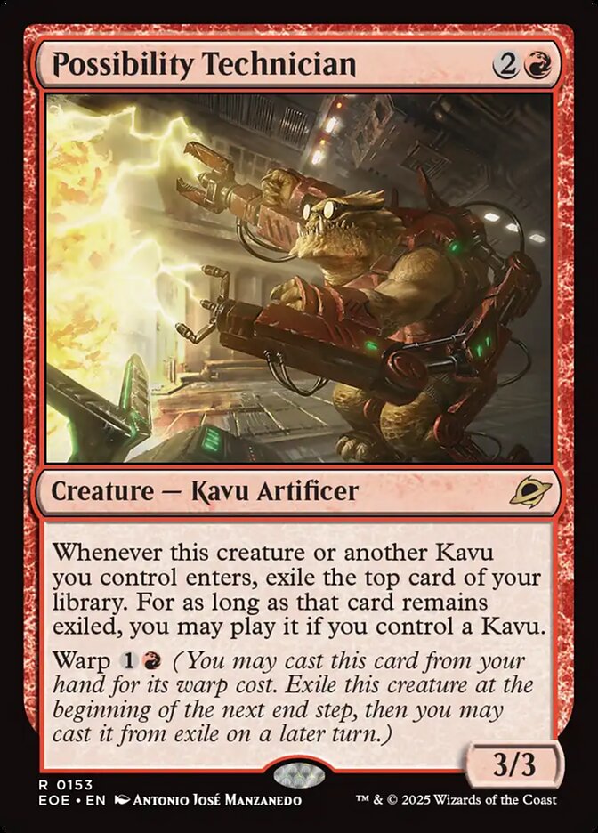 Possibility Technician 153/276 (Edge of Eternities)  - Foil