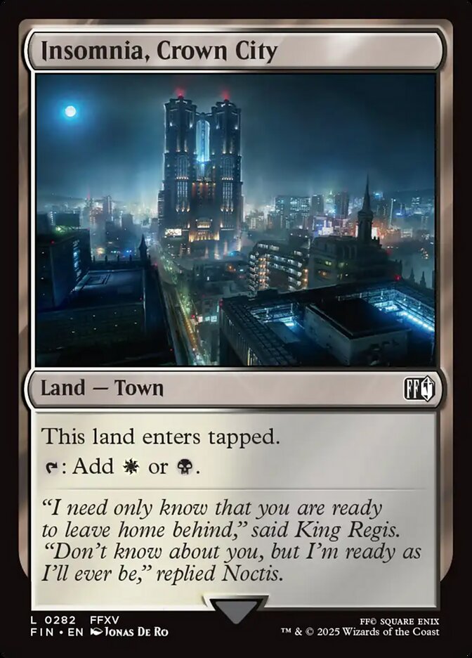 Insomnia, Crown City 282 (FINAL FANTASY)  - Foil
