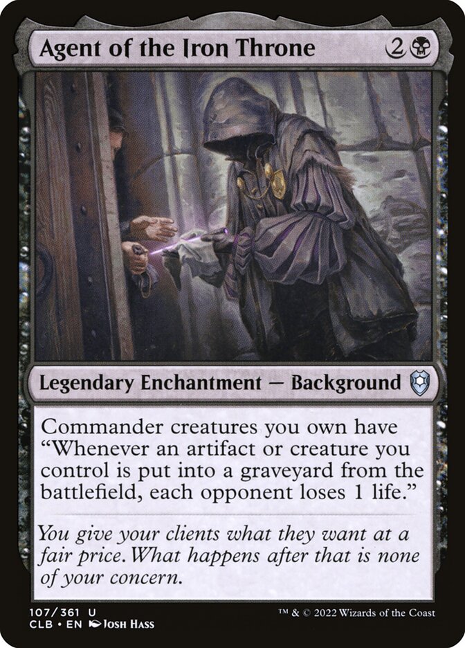 Agent of the Iron Throne 107 (Commander Legends: Battle for Baldur's Gate) 