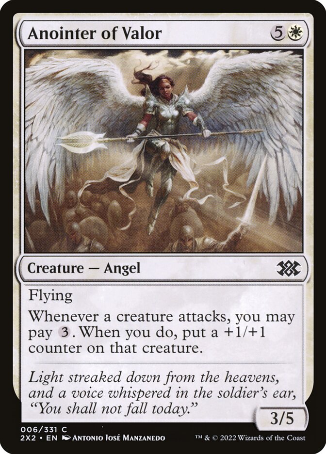 Anointer of Valor 6/331 (Double Masters 2022)  - Foil