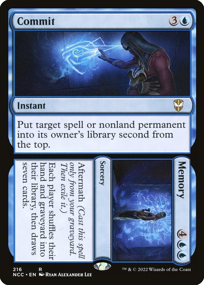 Commit // Memory 216 (Commander: Streets of New Capenna) 