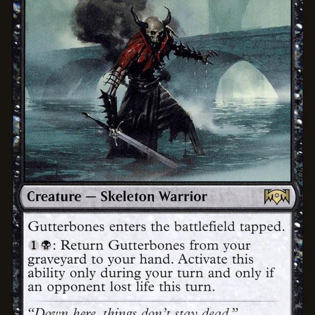 Gutterbones 76/259 (Ravnica Allegiance)  - Foil