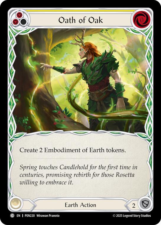 Oath Of Oak PEN220 (Compendium of Rathe)  - Rainbow Foil