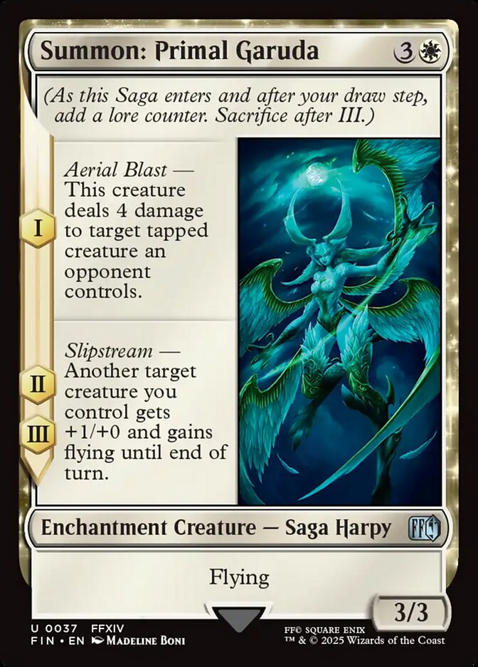 Summon: Primal Garuda 37 (FINAL FANTASY)  - Foil