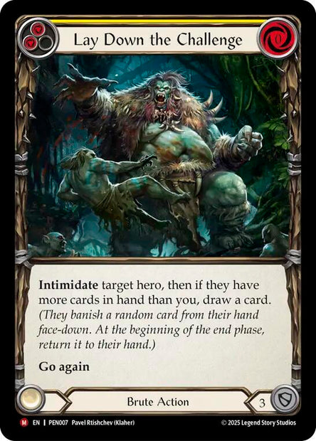 Lay Down The Challenge PEN007 (Compendium of Rathe)  - Rainbow Foil