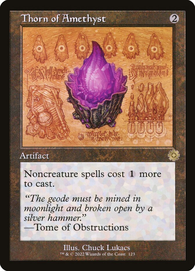 Thorn of Amethyst 123/63 (The Brothers' War: Retro Frame Artifacts)  - Foil