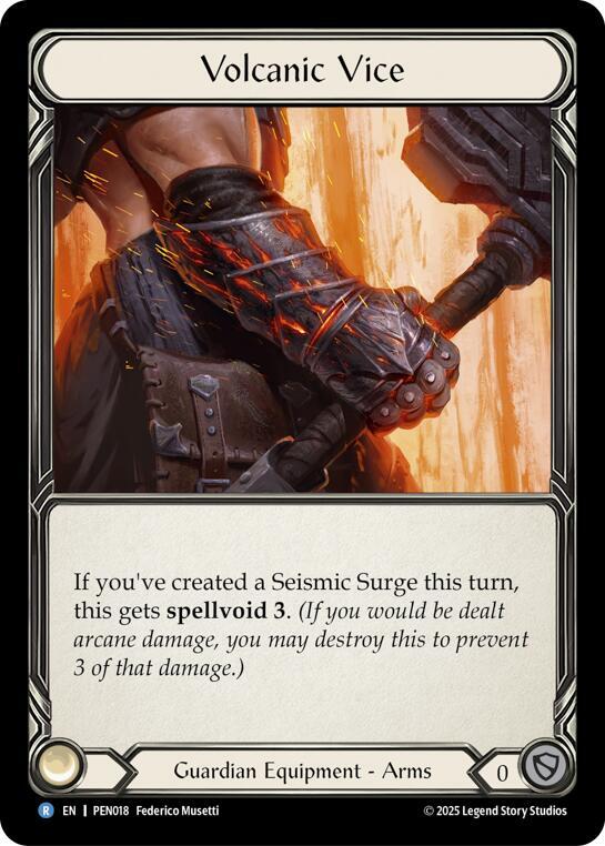 Volcanic Vice PEN018 (Compendium of Rathe)  - Cold Foil