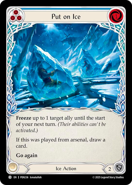 Put On Ice Blue () 