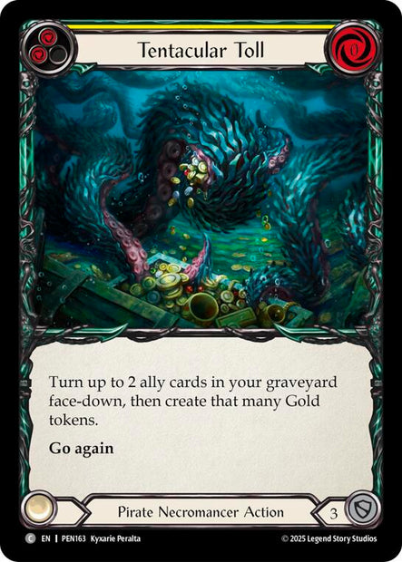 Tentacular Toll PEN163 (Compendium of Rathe)  - Rainbow Foil