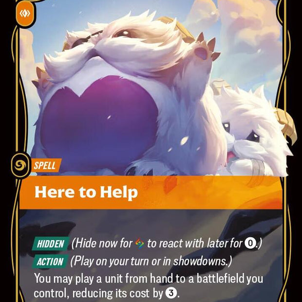 Here to Help 111/221 (Spiritforged)  - Foil