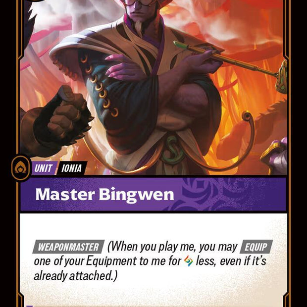 Master Bingwen (Spiritforged)  - Foil