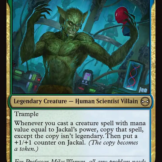 Jackal, Genius Geneticist 131/198 (Marvel's Spider-Man)  - Foil