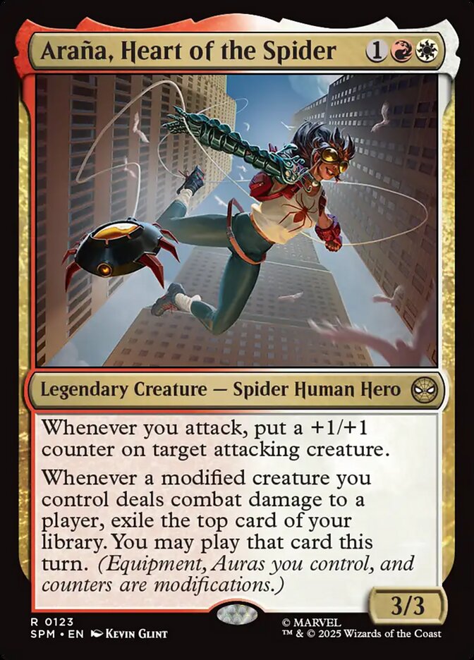 Araña, Heart of the Spider 123/198 (Marvel's Spider-Man) 